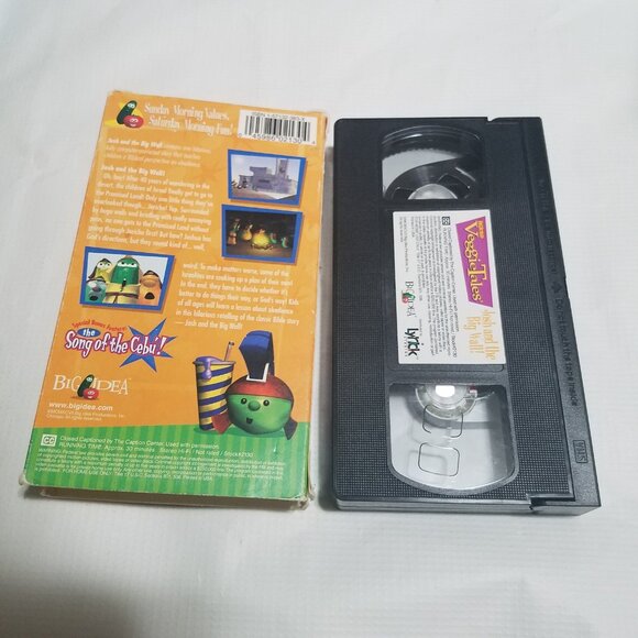 Veggie Tales Josh and the Big Wall Obedience Big Idea's VHS Tape - Bundle & Save - Picture 2 of 2